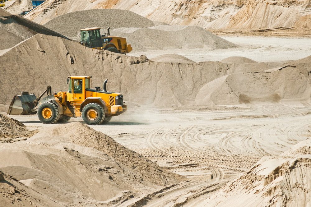 Working At Gravel Plant — Hillery Group in Richmond Road Bowen, QLD