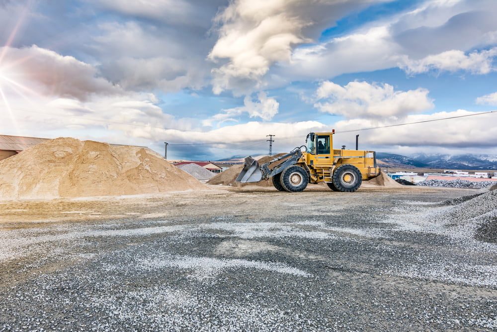 Quarry Aggregate With Heavy Duty Machinery — Hillery Group in Richmond Road Bowen, QLD