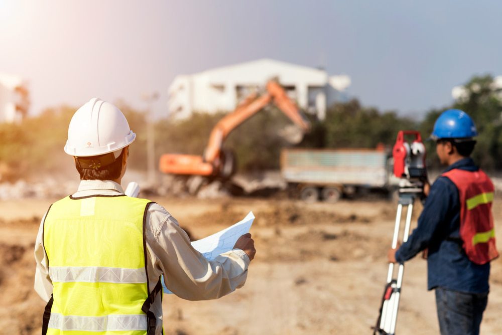 Civil Engineers At Construction Site — Hillery Group in Richmond Road Bowen, QLD