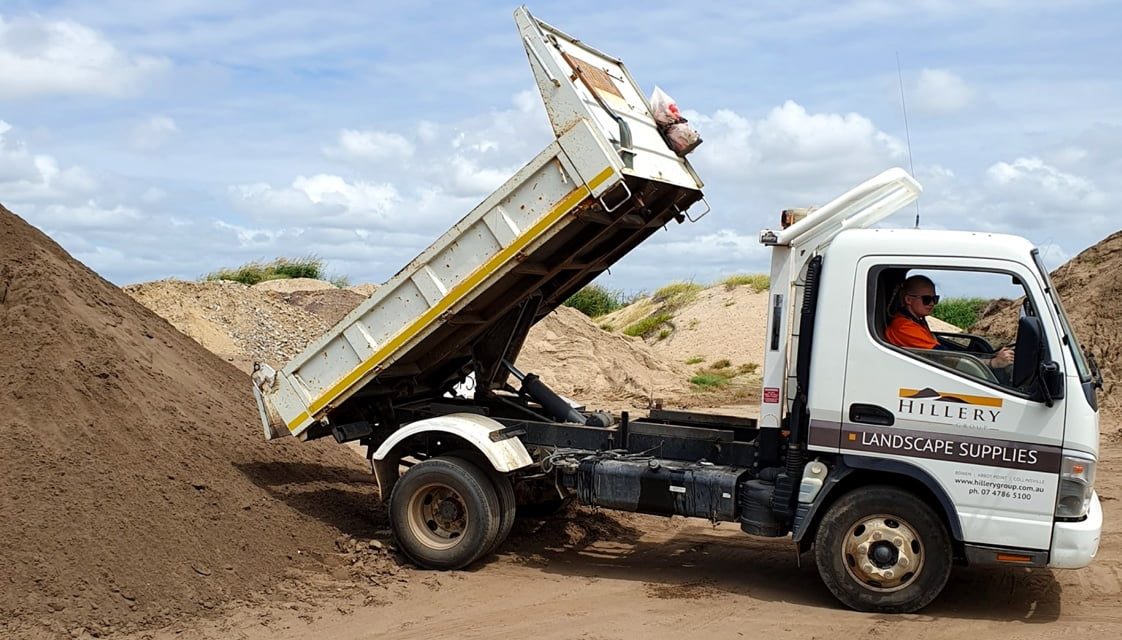 Landscape Supplies Delivery Truck — Hillery Group in Richmond Road Bowen, QLD